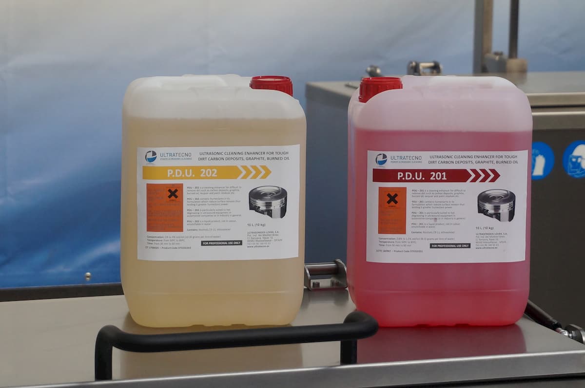 Ultrasonic cleaning products